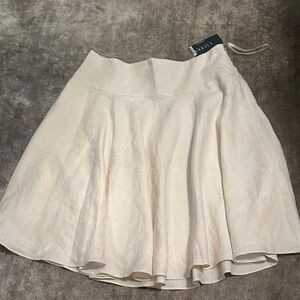 Ralph Lauren Cream Mini Skirt